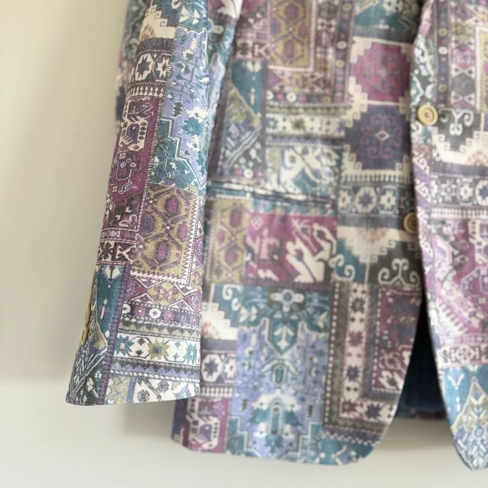 TALLIA sport coat Multicolor Patterned Blazer size SP16 nwt
